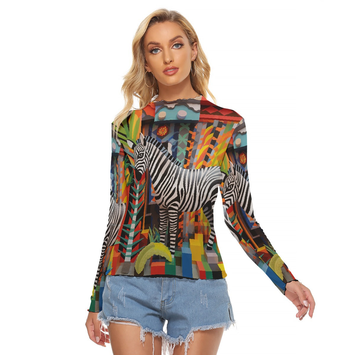 All-Over Print Women's Mesh T-shirt