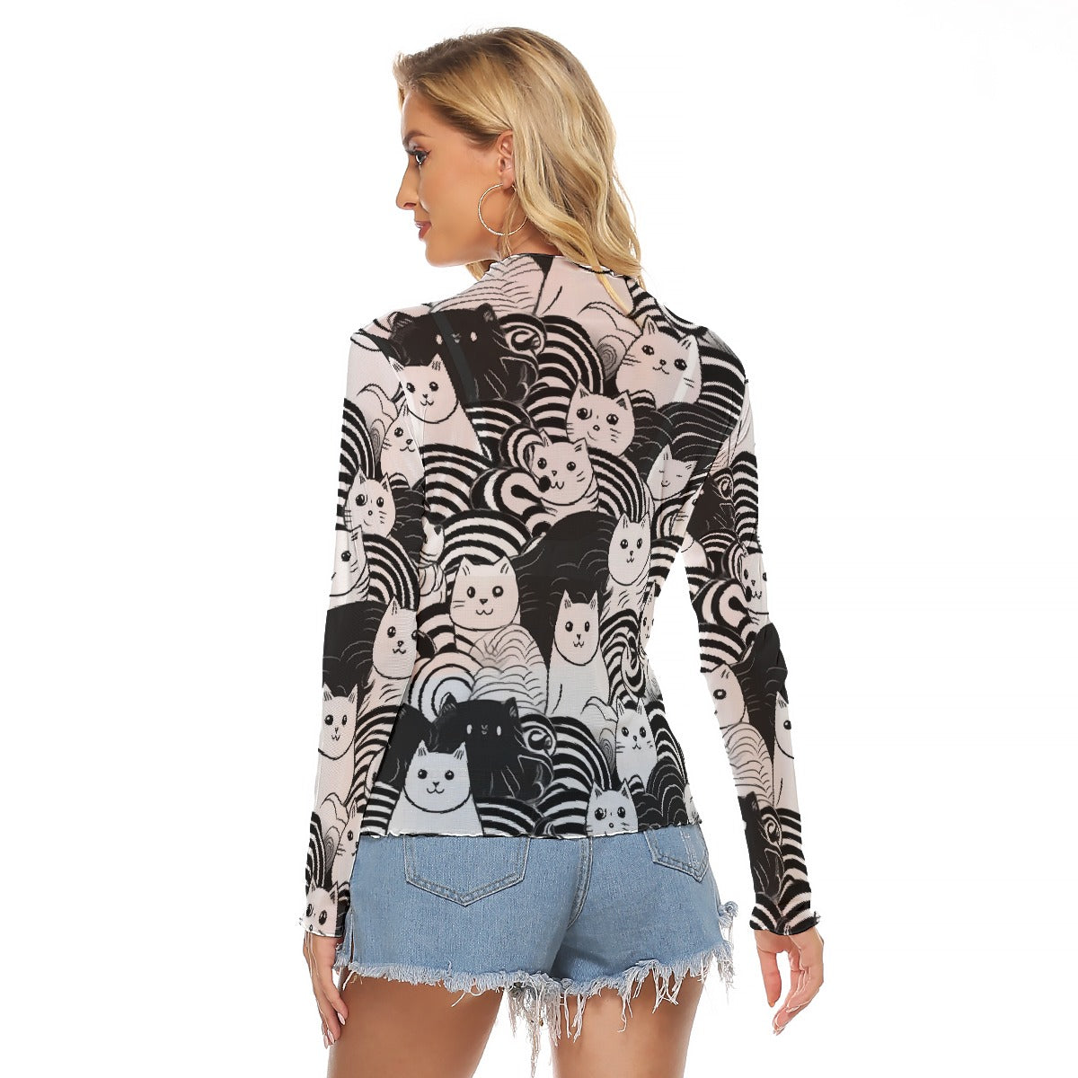 All-Over Print Women's Mesh T-shirt