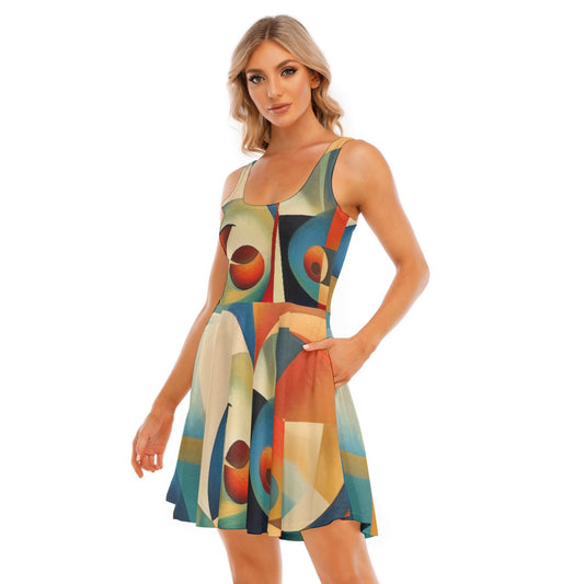 All-Over Print Women's Tank Vest Dress