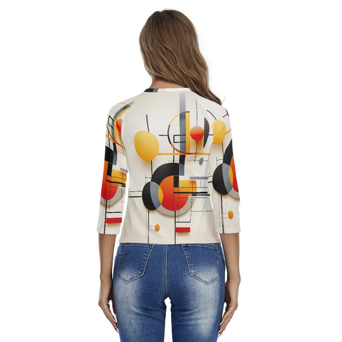 All-Over Print Women's Raglan Sleeves T-shirts