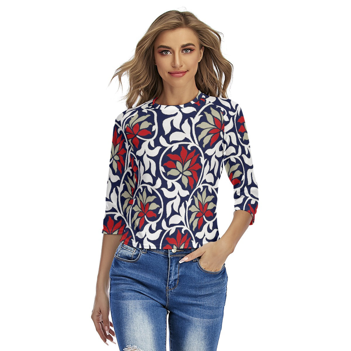 All-Over Print Women's Raglan Sleeves T-shirts