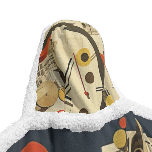 All-Over Print Unisex Wearable Hooded Blanket