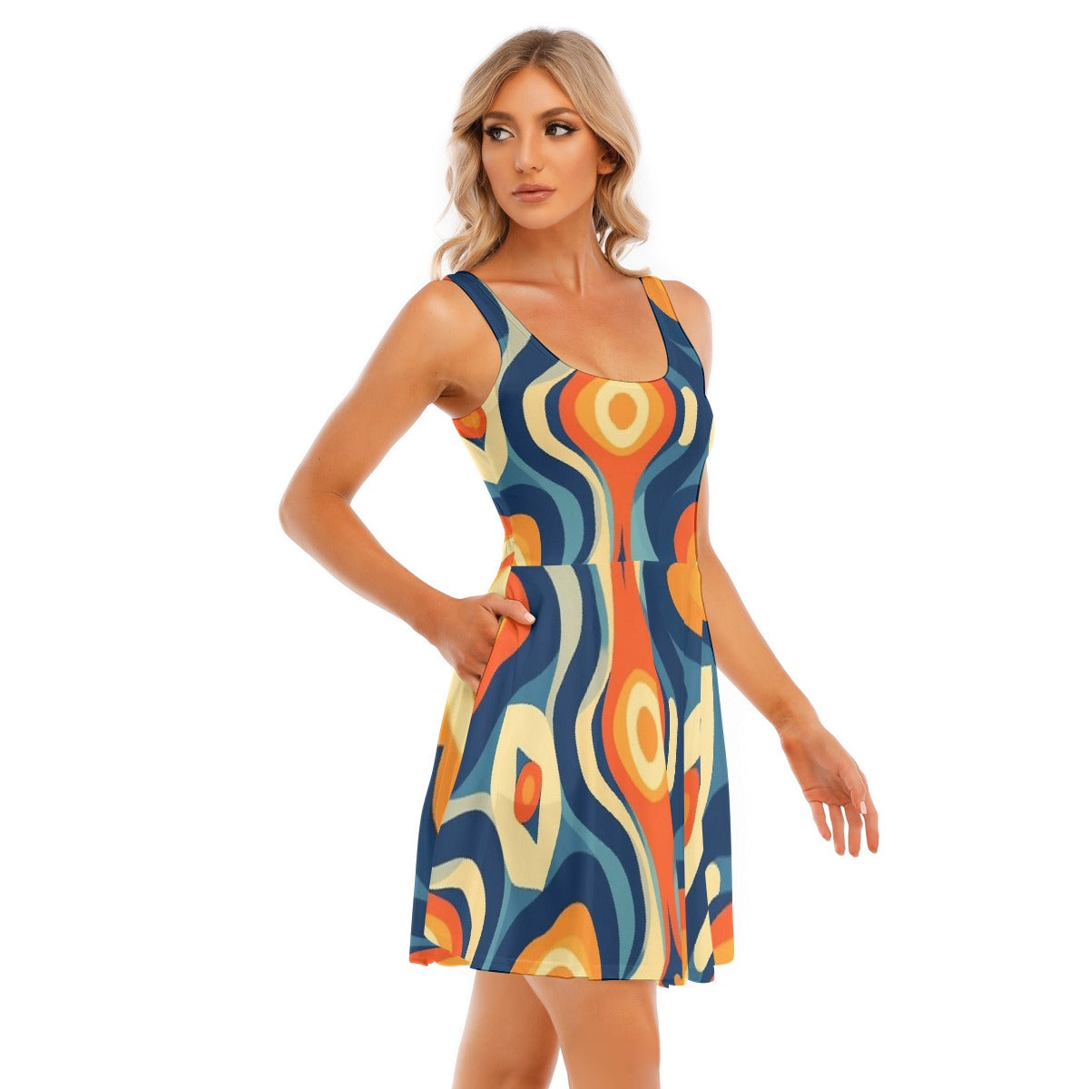 All-Over Print Women's Tank Vest Dress