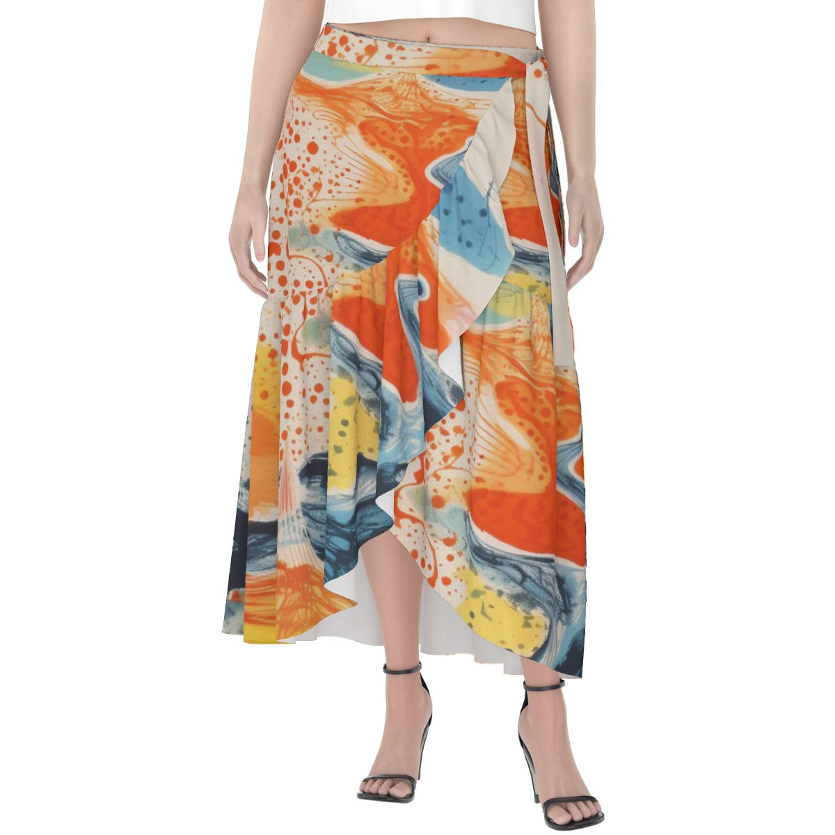 All-Over Print Women's Wrap Skirt