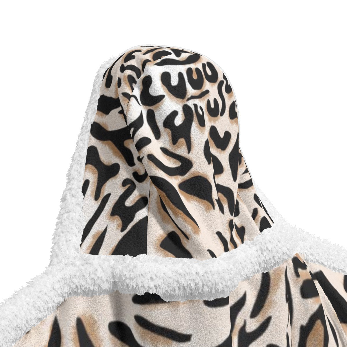 All-Over Print Unisex Wearable Hooded Blanket