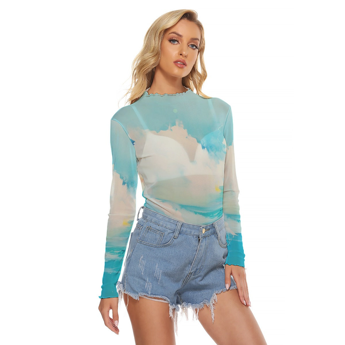 All-Over Print Women's Mesh T-shirt