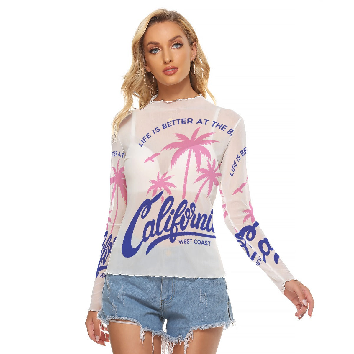 All-Over Print Women's Mesh T-shirt