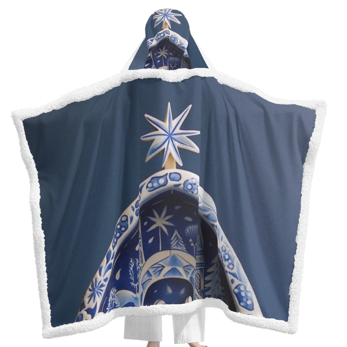 All-Over Print Unisex Wearable Hooded Blanket