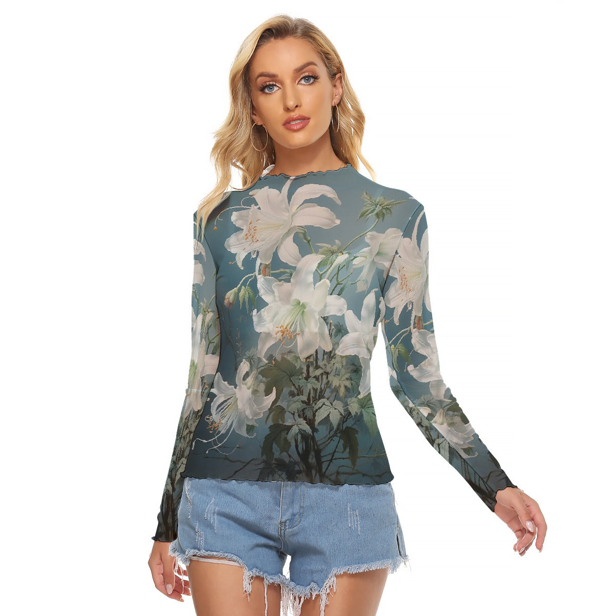 All-Over Print Women's Mesh T-shirt