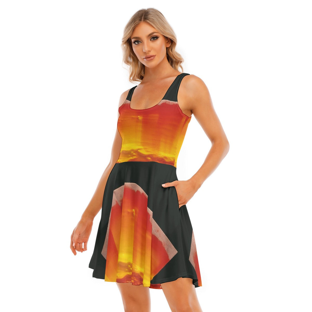 All-Over Print Women's Tank Vest Dress