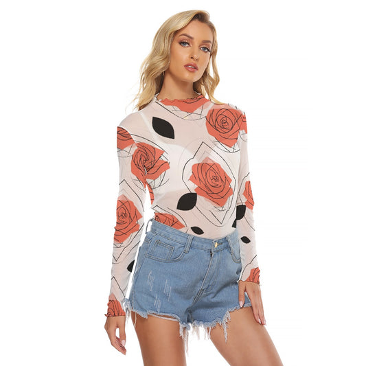 All-Over Print Women's Mesh T-shirt