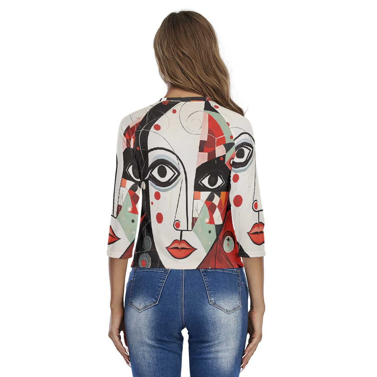 All-Over Print Women's Raglan Sleeves T-shirts