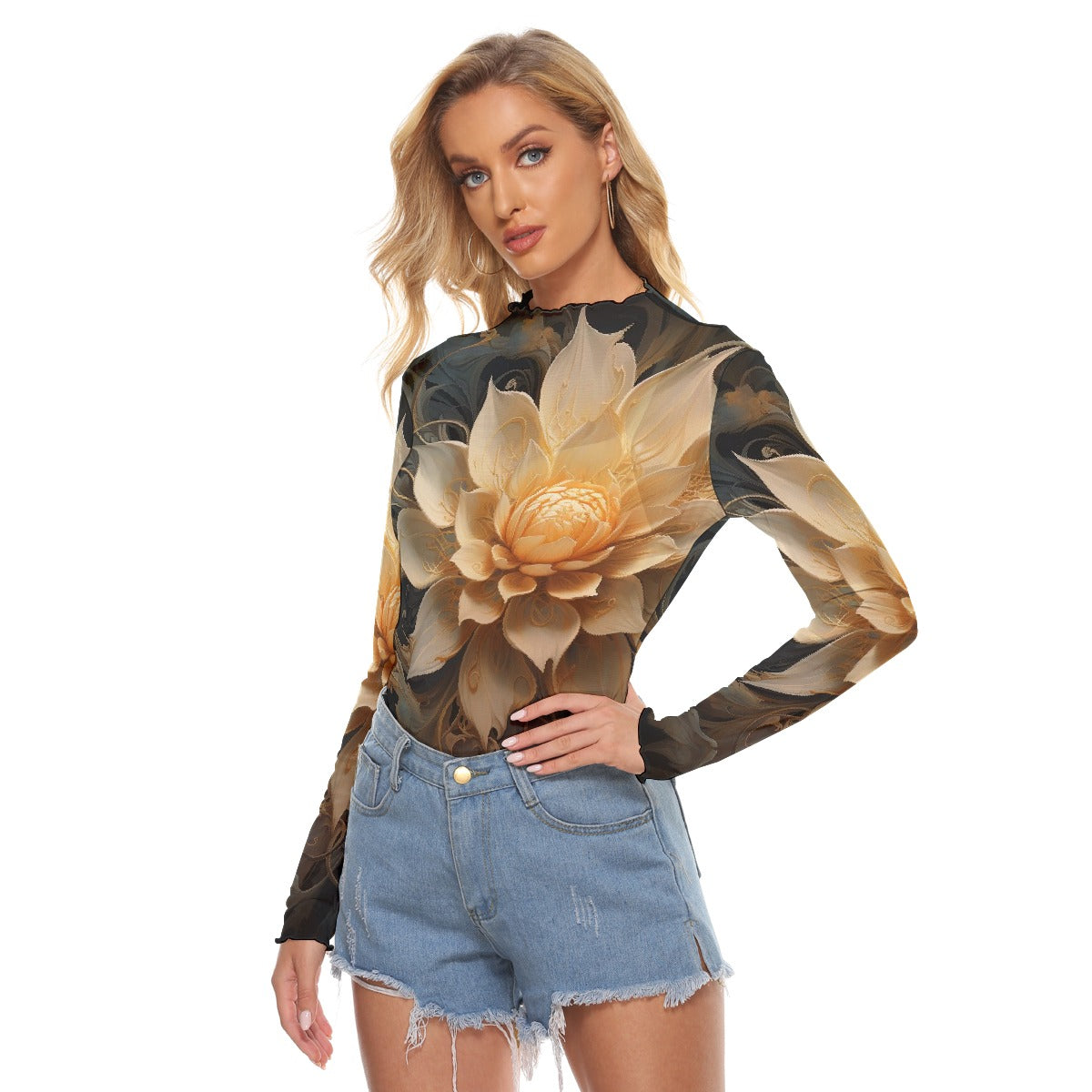 All-Over Print Women's Mesh T-shirt