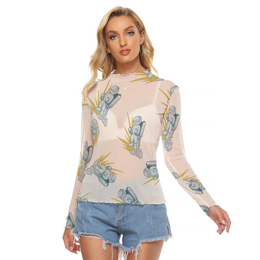 All-Over Print Women's Mesh T-shirt