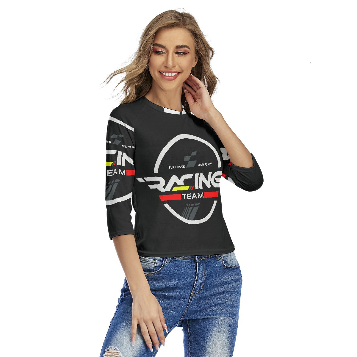 All-Over Print Women's Raglan Sleeves T-shirts