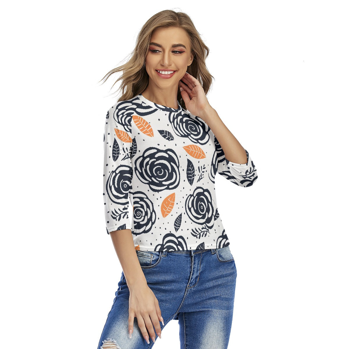 All-Over Print Women's Raglan Sleeves T-shirts