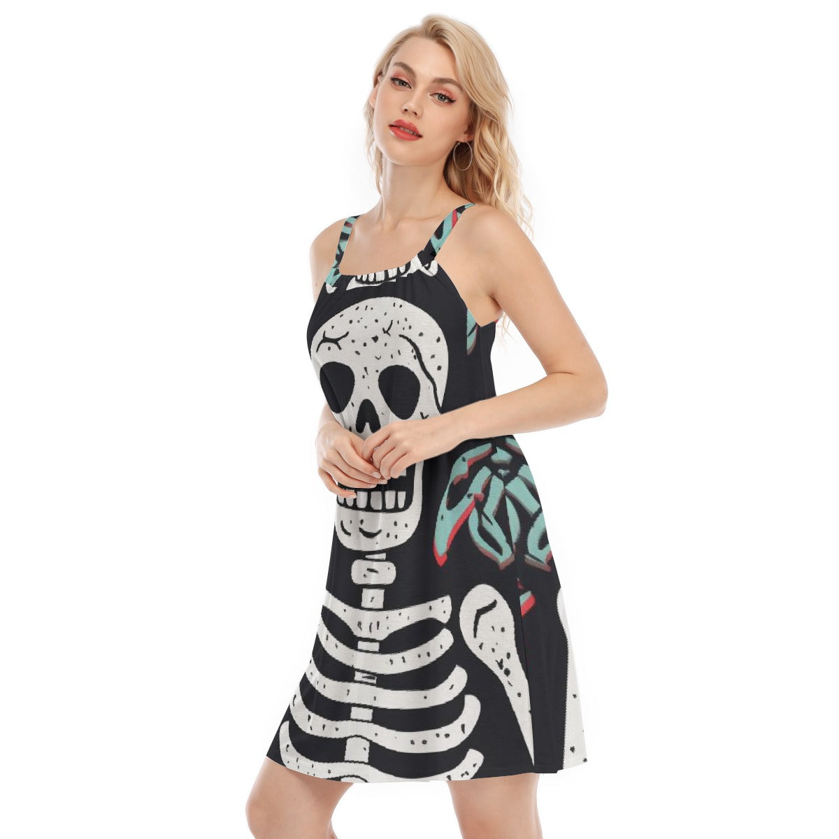 All-Over Print Women's Sleeveless Cami Dress