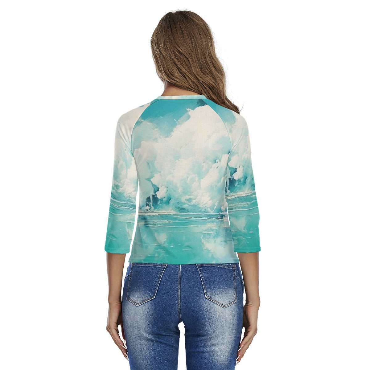 All-Over Print Women's Raglan Sleeves T-shirts