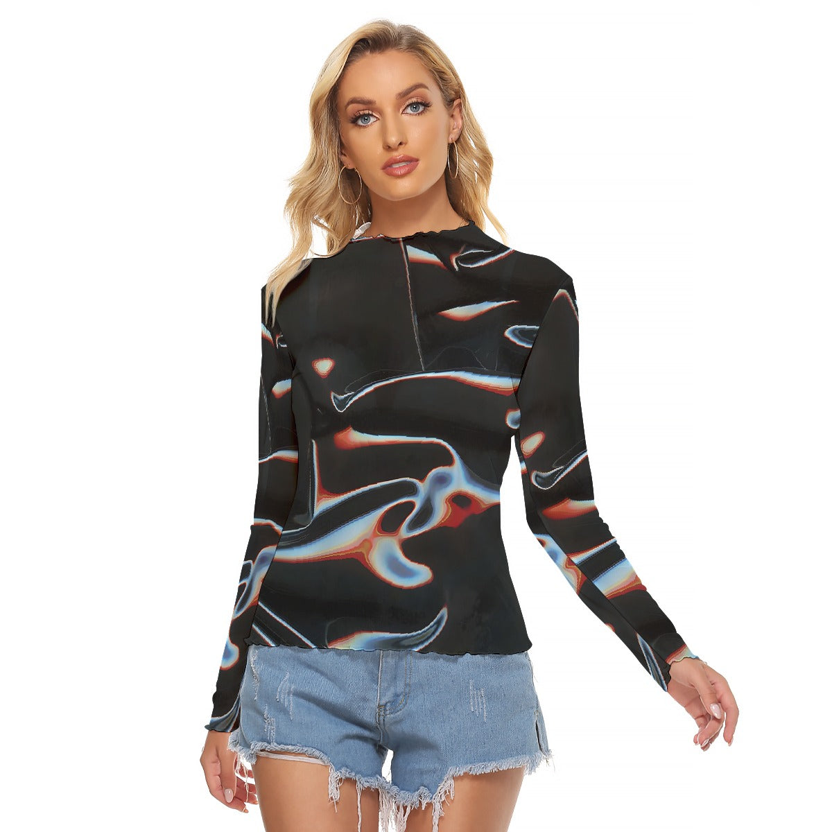 All-Over Print Women's Mesh T-shirt