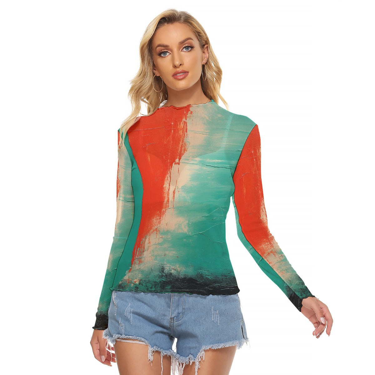 All-Over Print Women's Mesh T-shirt