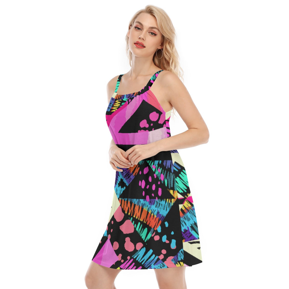 All-Over Print Women's Sleeveless Cami Dress