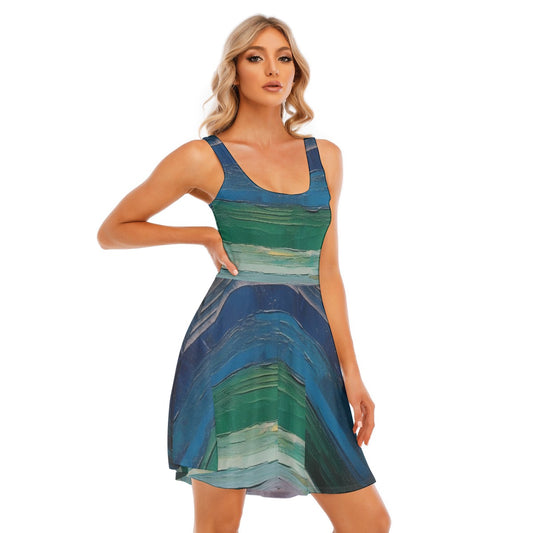 All-Over Print Women's Tank Vest Dress