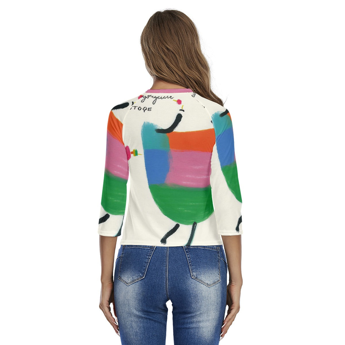 All-Over Print Women's Raglan Sleeves T-shirts