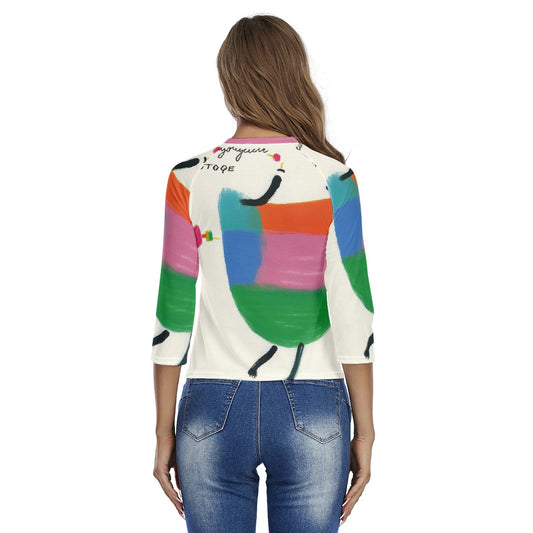 All-Over Print Women's Raglan Sleeves T-shirts