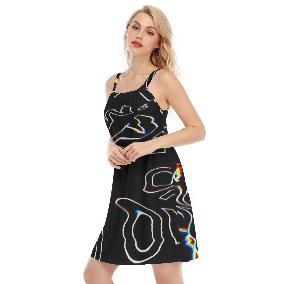 All-Over Print Women's Sleeveless Cami Dress