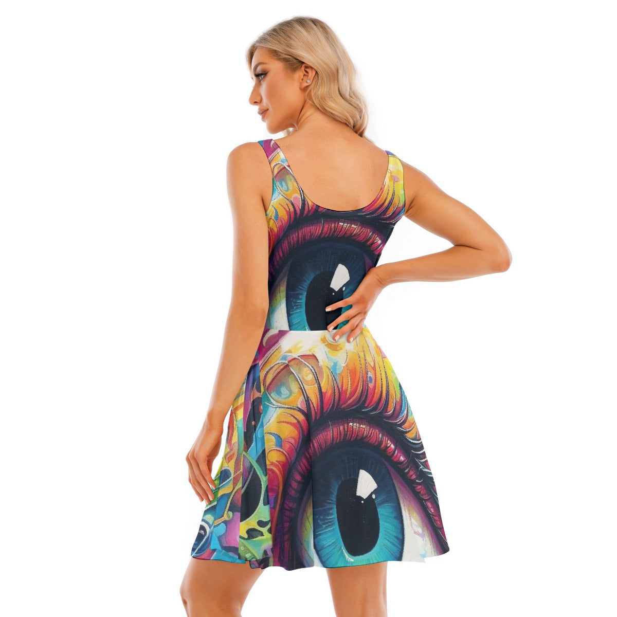 All-Over Print Women's Tank Vest Dress