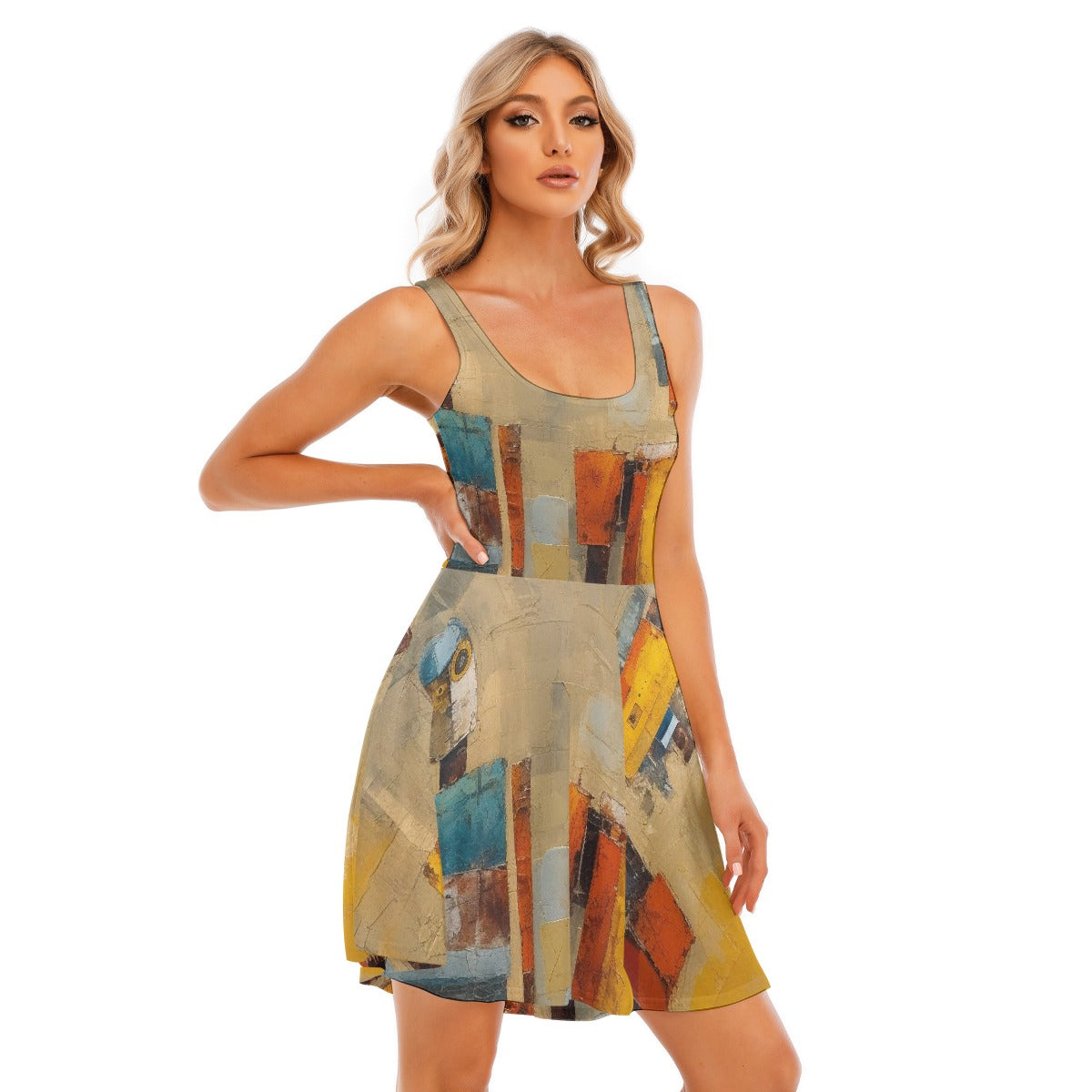 All-Over Print Women's Tank Vest Dress