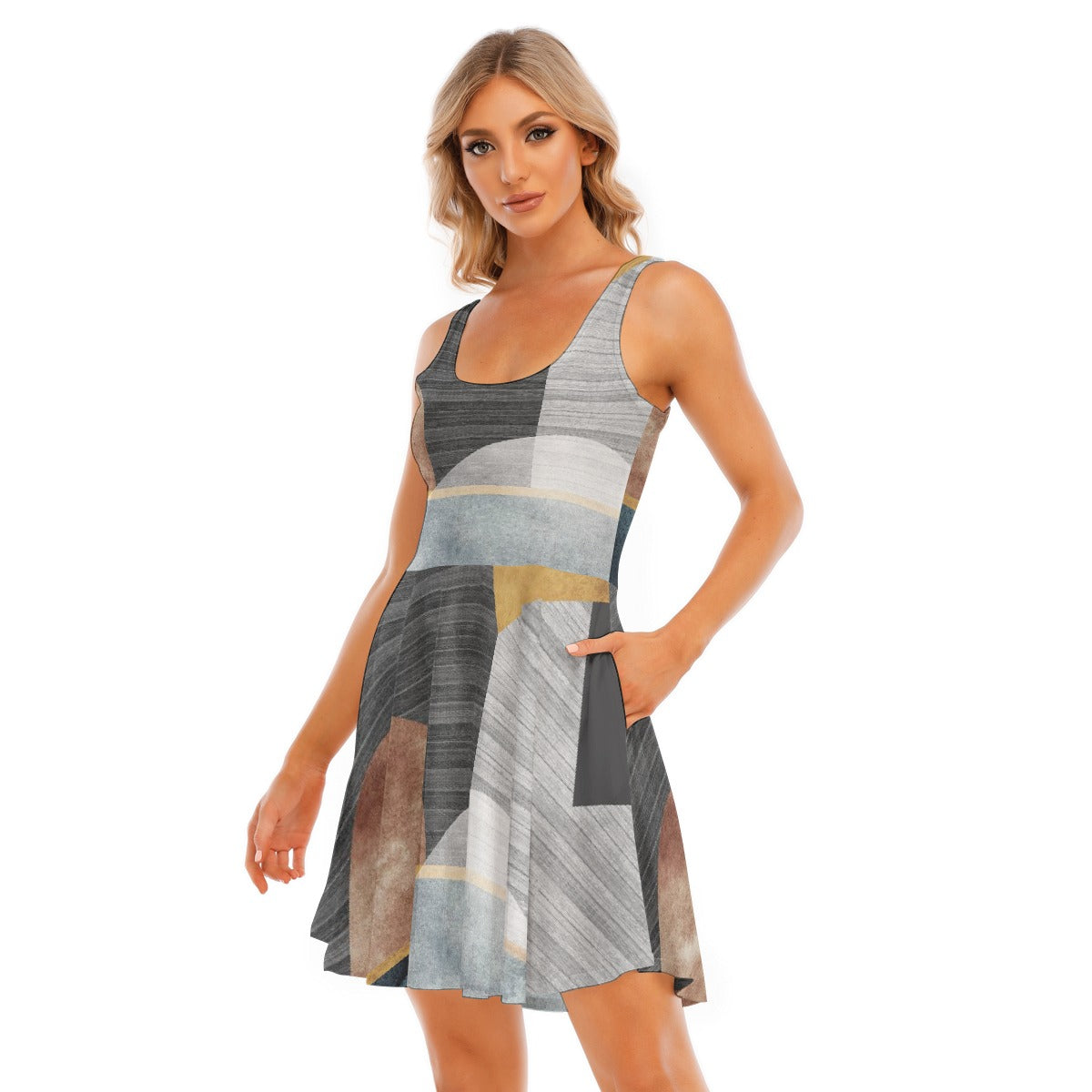 All-Over Print Women's Tank Vest Dress