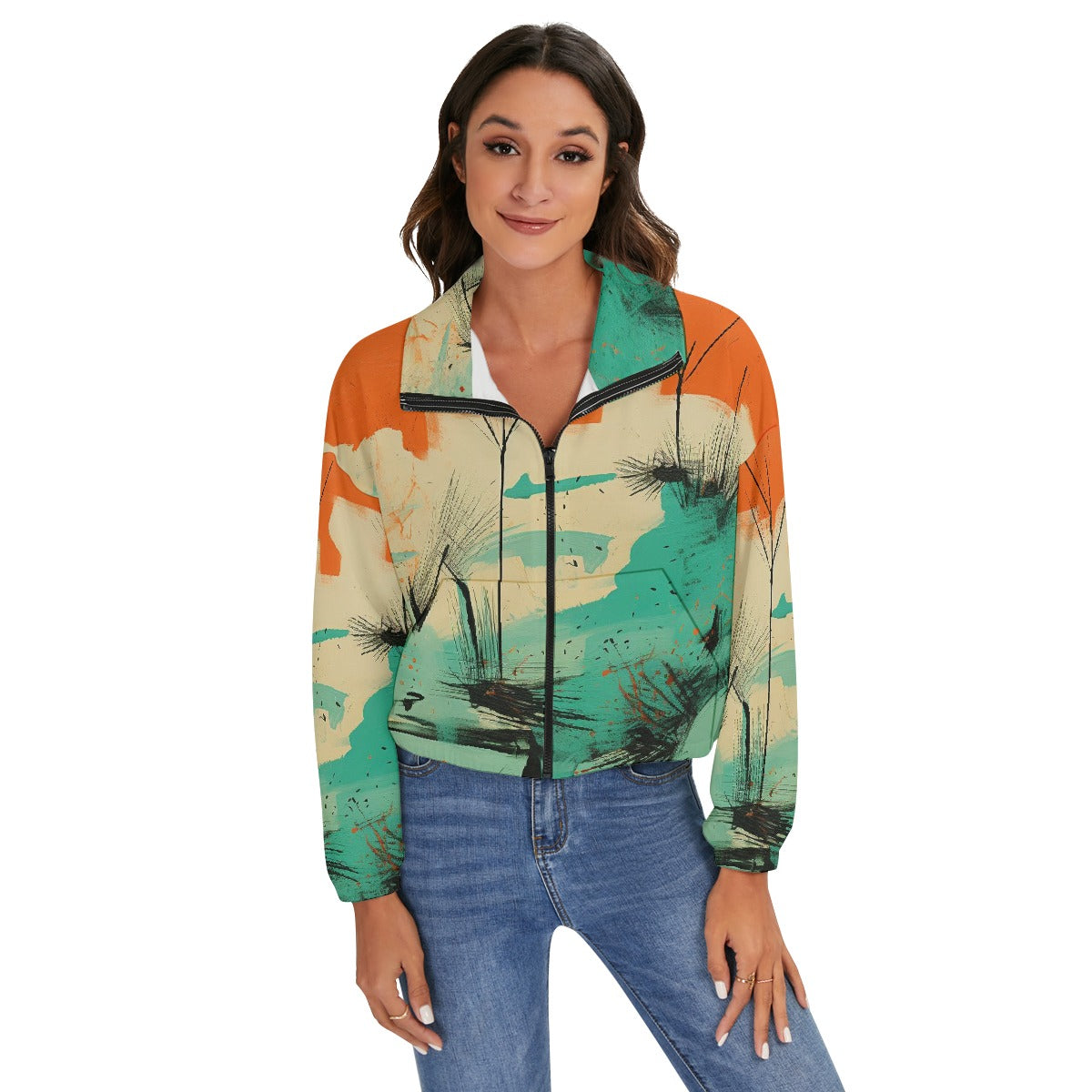 All-Over Print Women's Zip Jacket