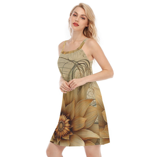 All-Over Print Women's Sleeveless Cami Dress