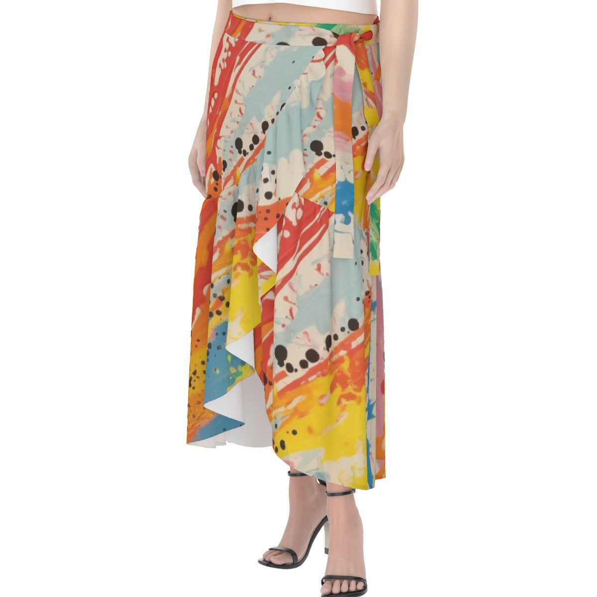 All-Over Print Women's Wrap Skirt