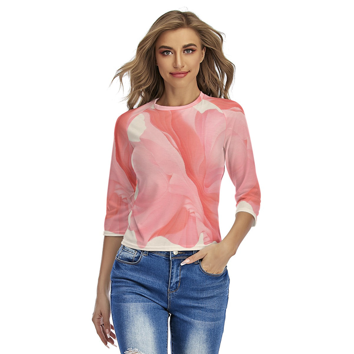 All-Over Print Women's Raglan Sleeves T-shirts