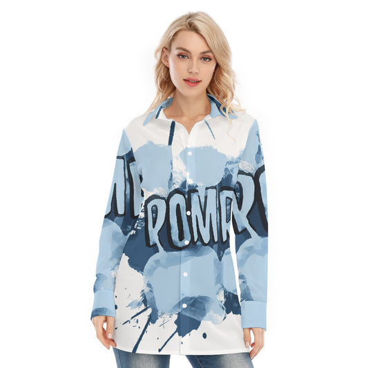 All-Over Print Women's Long Shirt