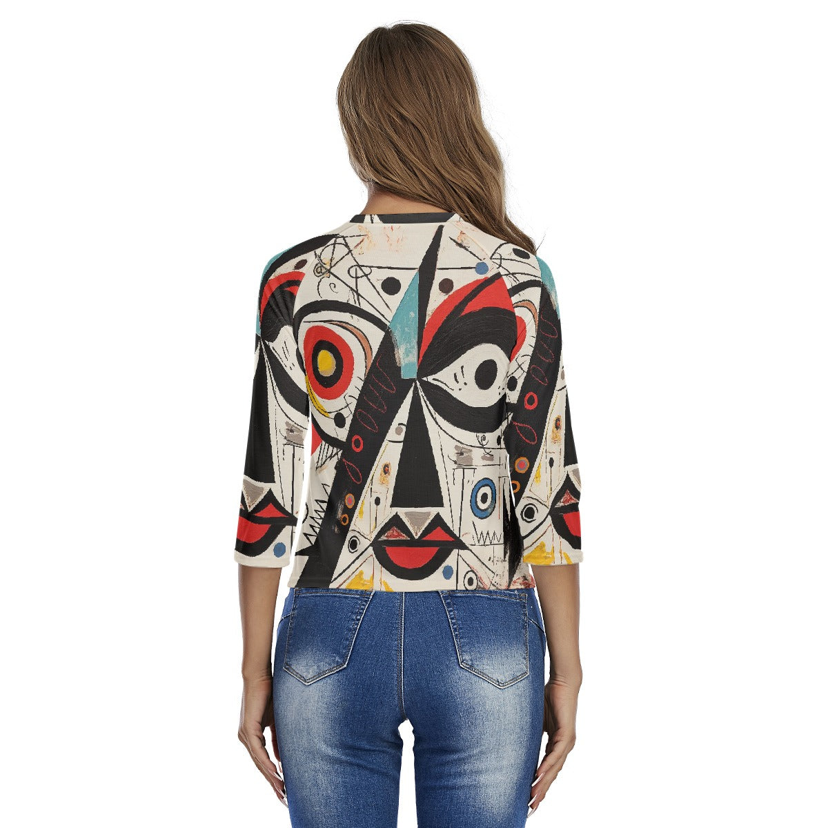 All-Over Print Women's Raglan Sleeves T-shirts