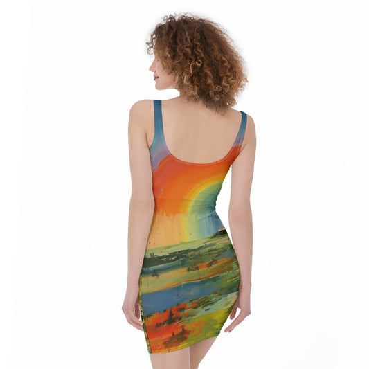 All-Over Print Women's Bodycon Dress