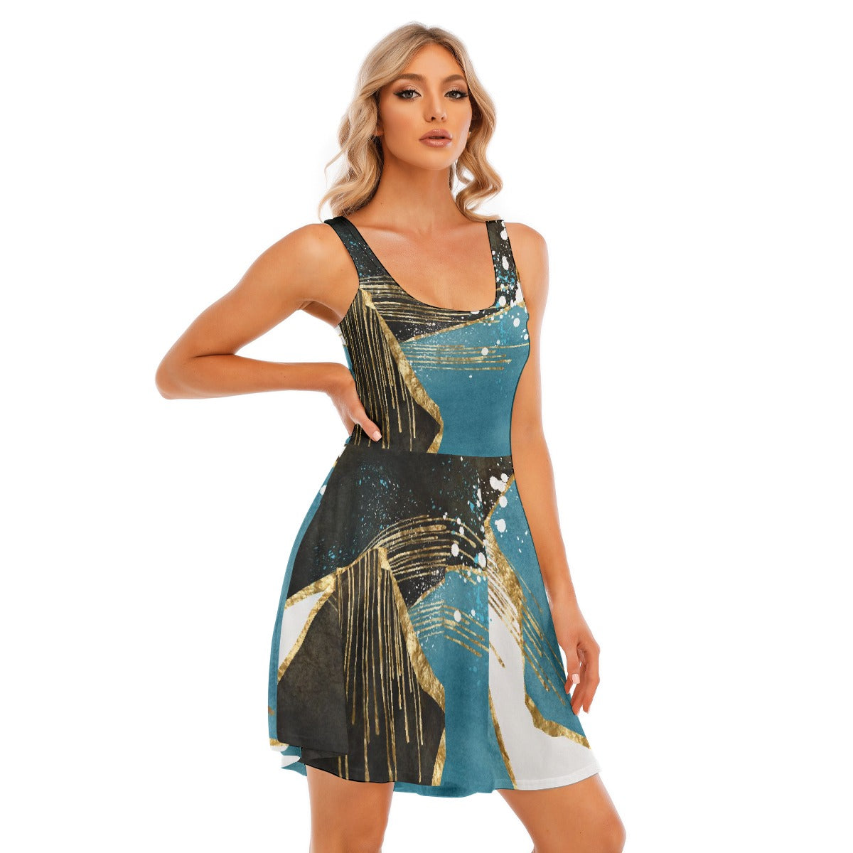 All-Over Print Women's Tank Vest Dress