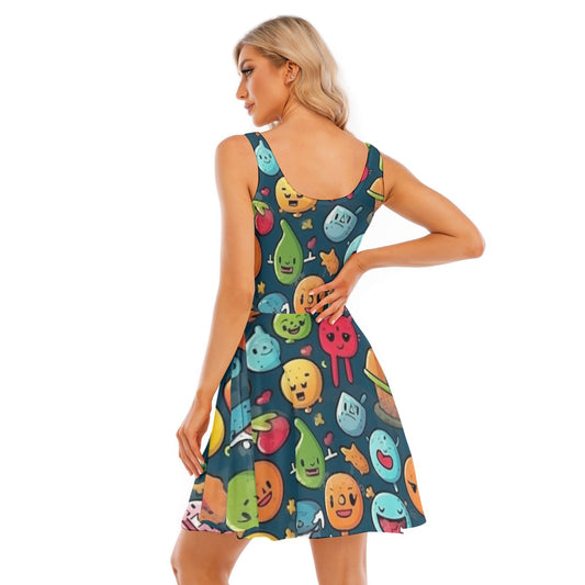 All-Over Print Women's Tank Vest Dress