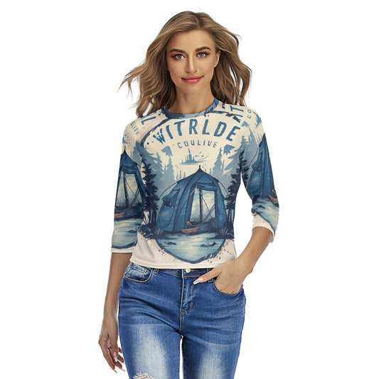 All-Over Print Women's Raglan Sleeves T-shirts