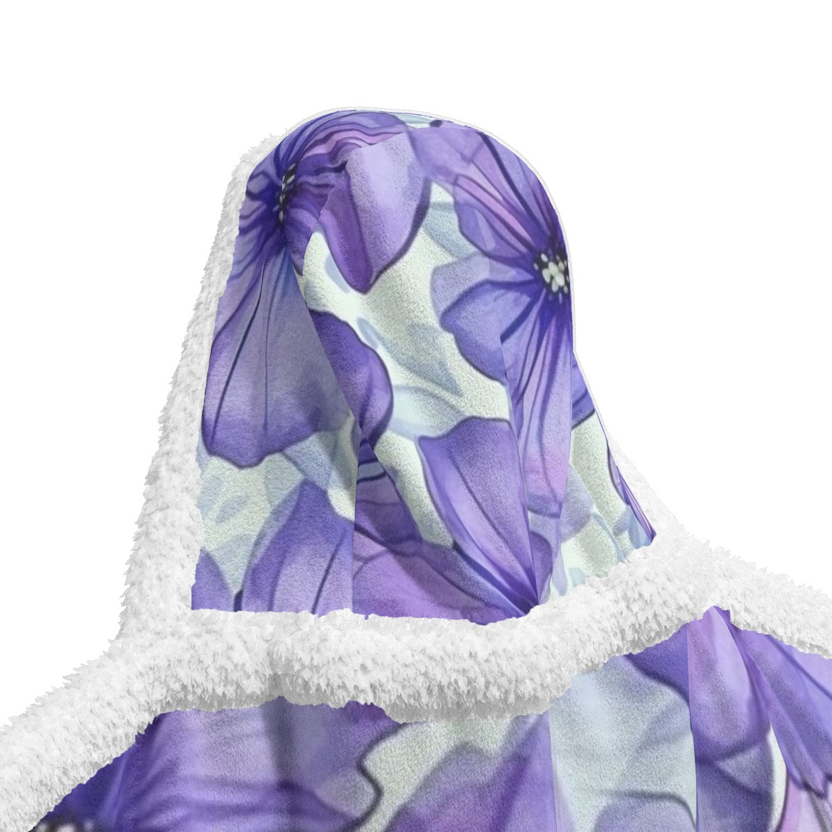 All-Over Print Unisex Wearable Hooded Blanket