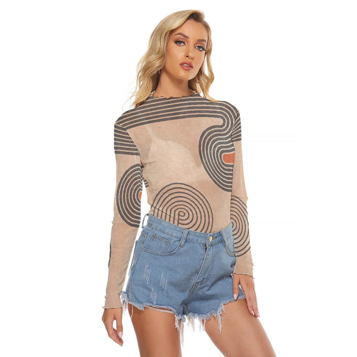 All-Over Print Women's Mesh T-shirt