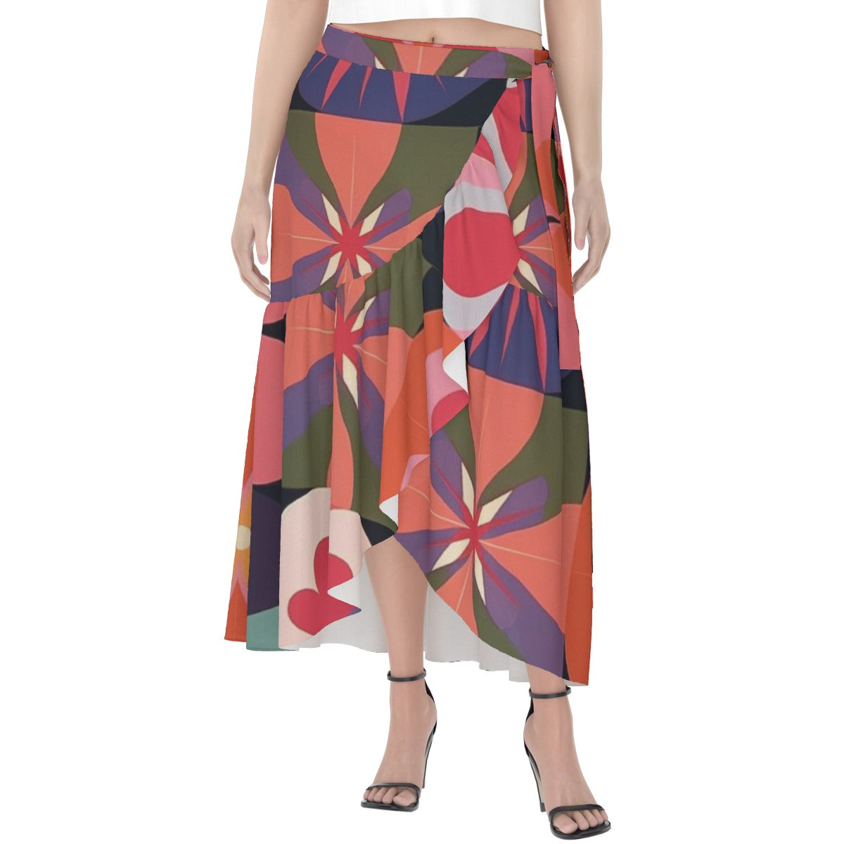 All-Over Print Women's Wrap Skirt