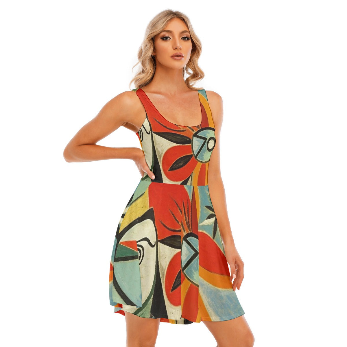 All-Over Print Women's Tank Vest Dress