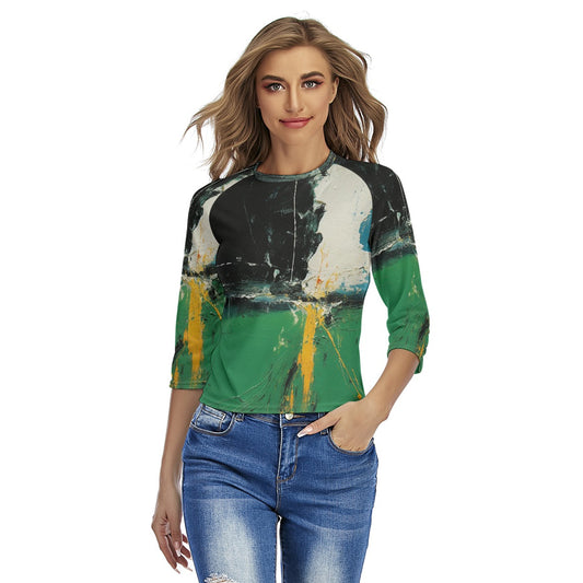 All-Over Print Women's Raglan Sleeves T-shirts