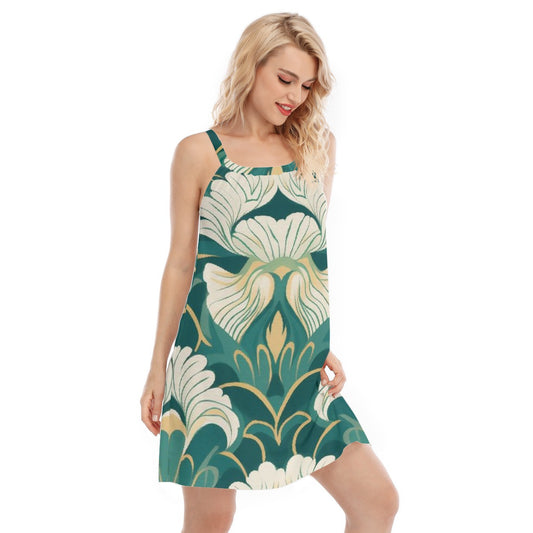 All-Over Print Women's Sleeveless Cami Dress