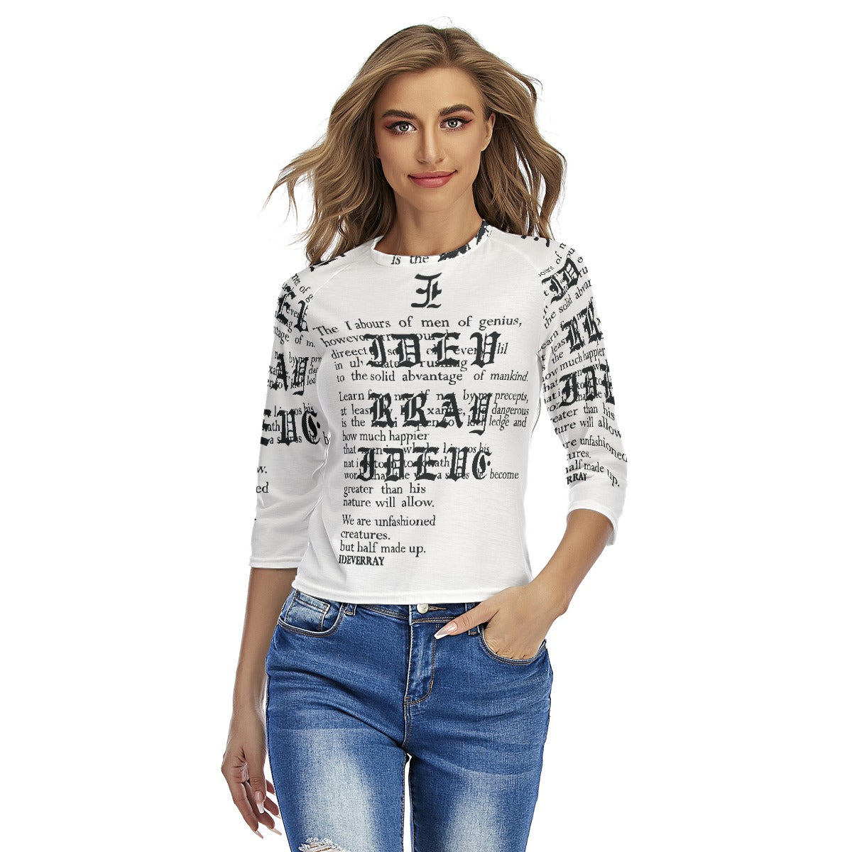 All-Over Print Women's Raglan Sleeves T-shirts