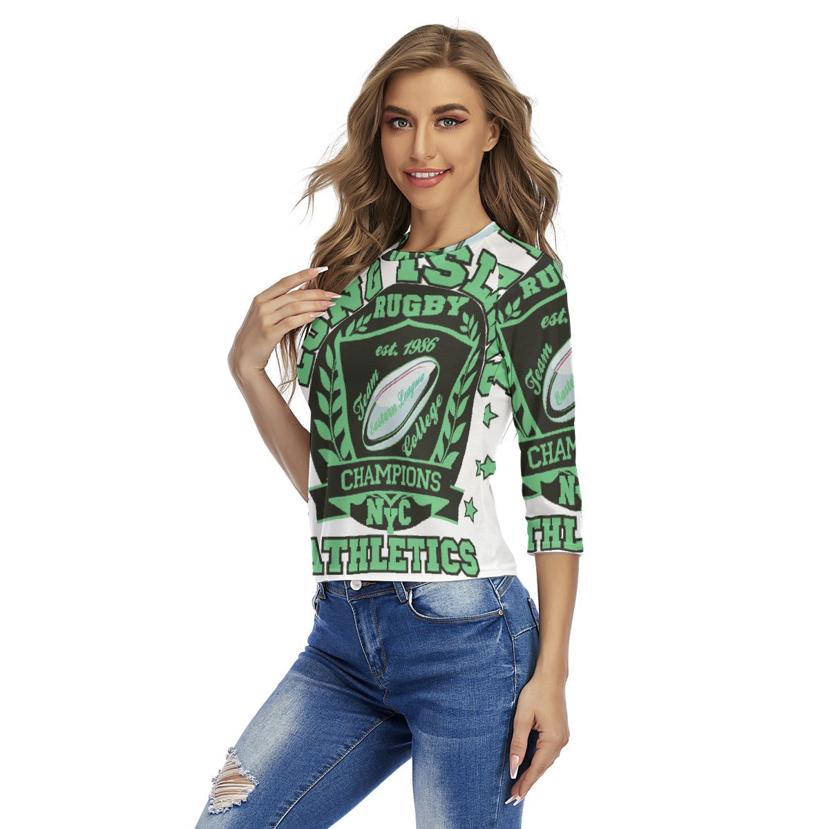 All-Over Print Women's Raglan Sleeves T-shirts